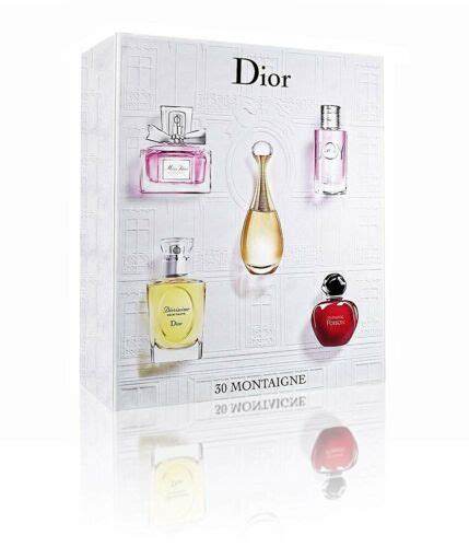 dior 5 piece perfume set|dior perfume set for men.